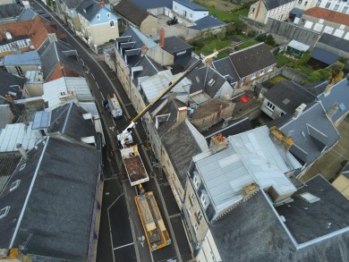 Focus chantier &agrave; Carentan : s&rsquo;adapter, m&ecirc;me dans les conditions les plus complexes